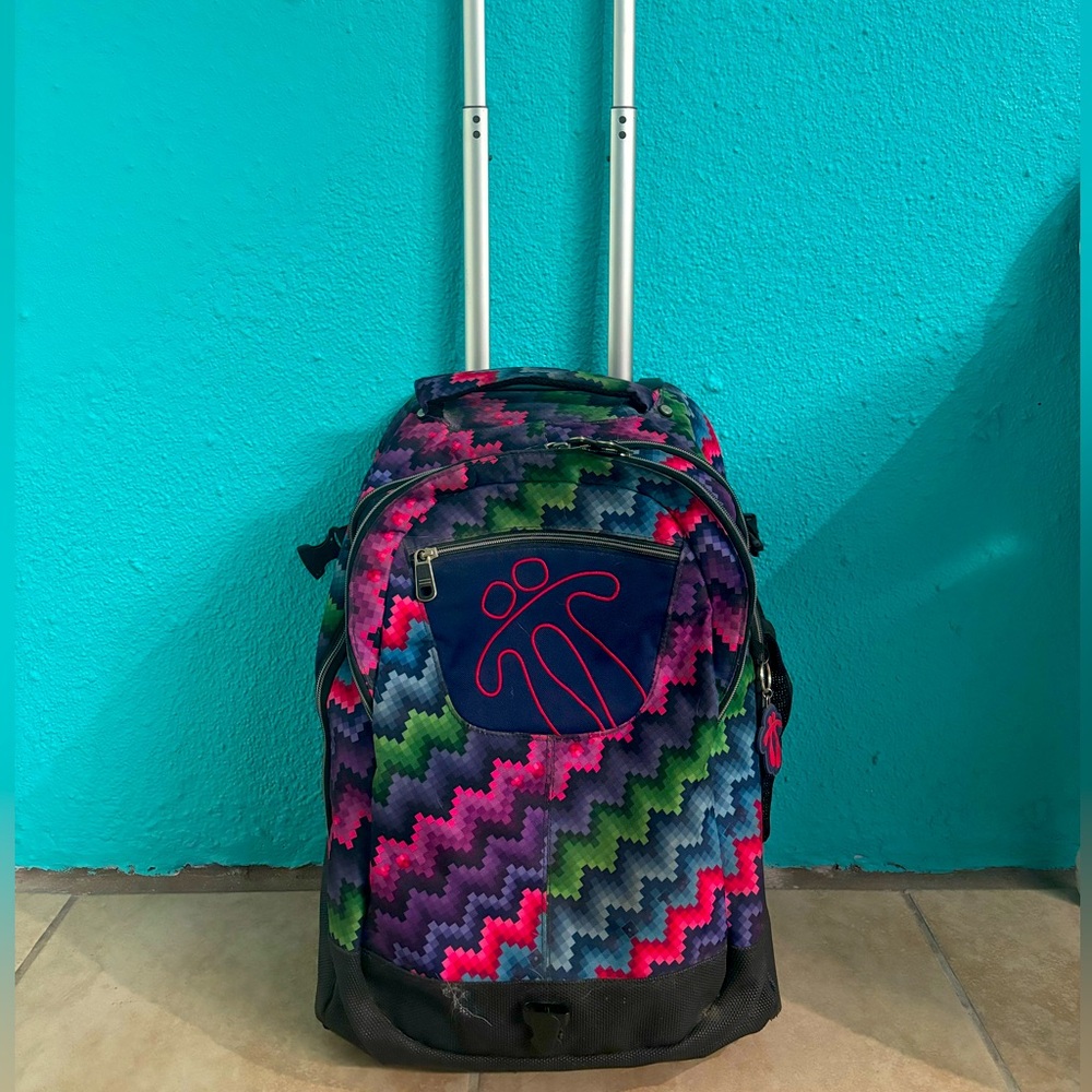 Totto School Backpack with Wheels, and Pencil case